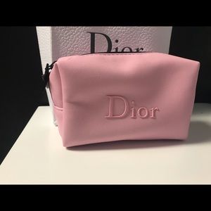 Dior pink pouch so cute. Make me an offer!!!